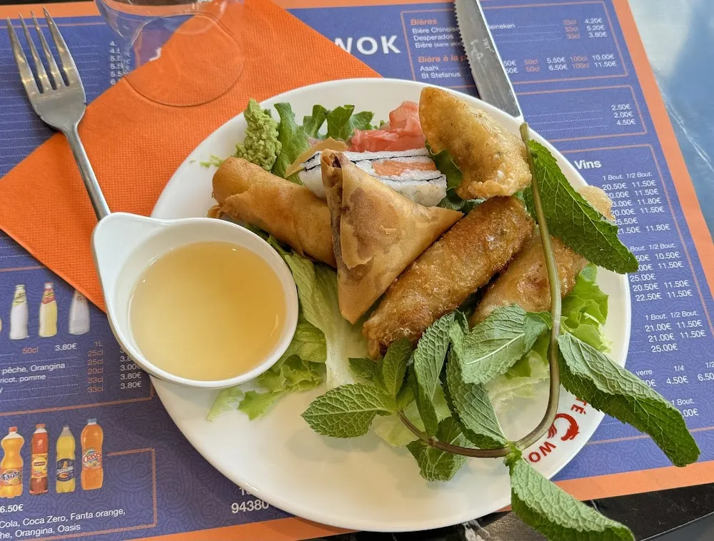 Assiette Assortiment Nems